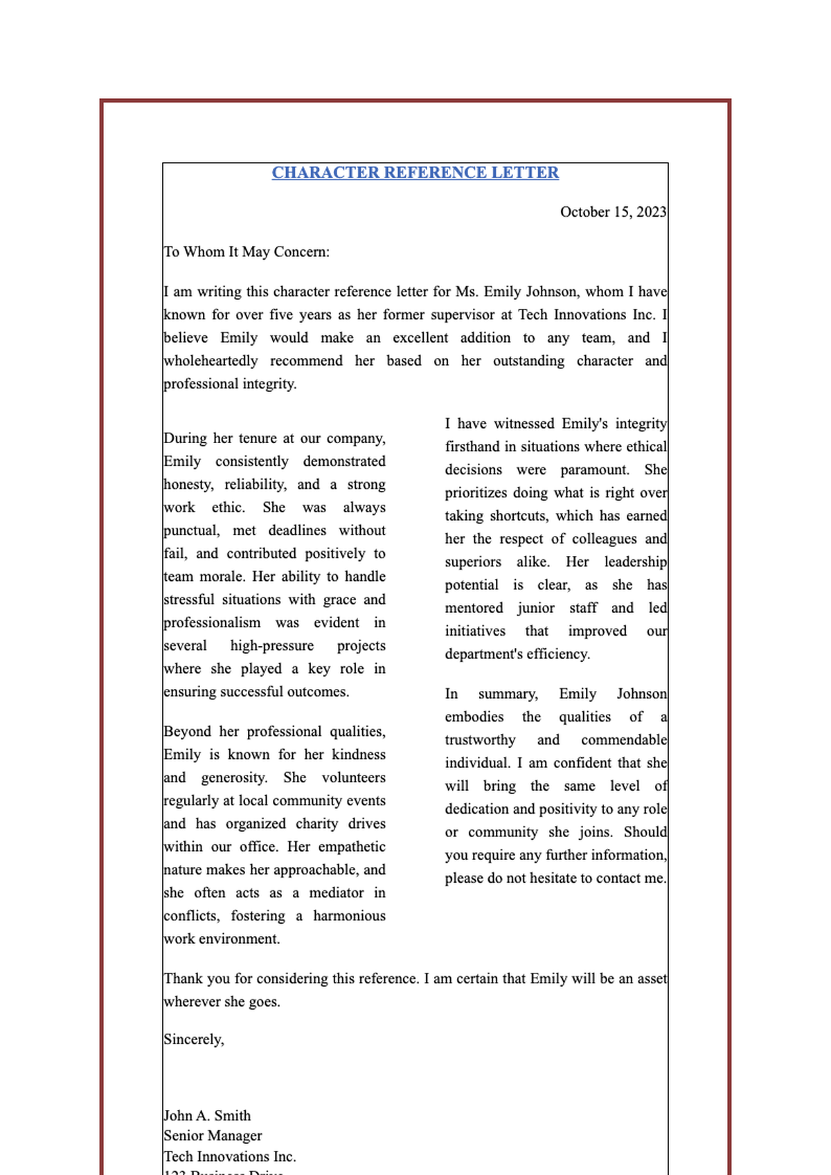 Professional and character reference letter examples for LBWCC applications_variant_3